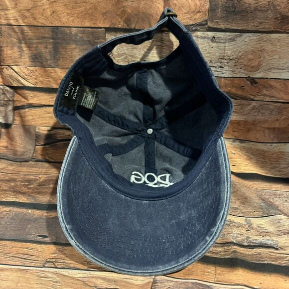 Dog Mom Hat Baseball Cap David & Young Women's Blue Embroidered Paw Print - Picture 6 of 7